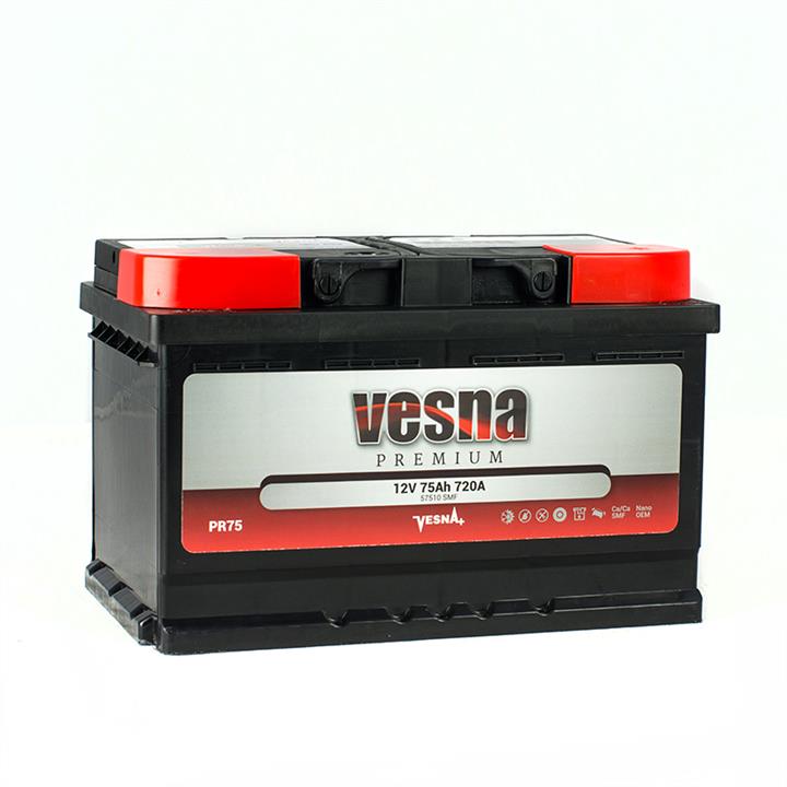 Vesna 415075 Battery Vesna Premium 12V 75AH 720A(EN) R+ 415075