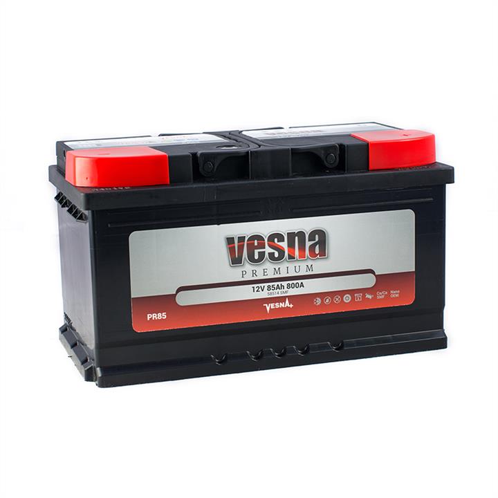 Vesna 415082 Battery Vesna Premium 12V 85AH 800A(EN) R+ 415082