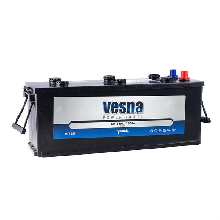 Vesna 611 912 Battery Vesna Power Truck 12V 150AH 1000A(EN) L+ 611912