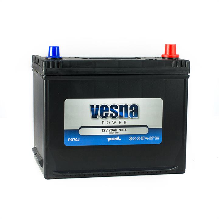 Vesna 415270 Battery Vesna Power 12V 70AH 700A(EN) R+ 415270