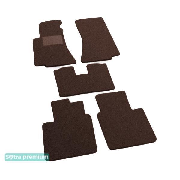 Sotra 00007-CH-CHOCO Interior mats Sotra two-layer brown for Opel Omega a (1986-1993), set 00007CHCHOCO