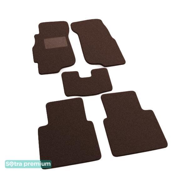 Sotra 00009-CH-CHOCO Interior mats Sotra two-layer brown for Honda Civic (1996-2000), set 00009CHCHOCO
