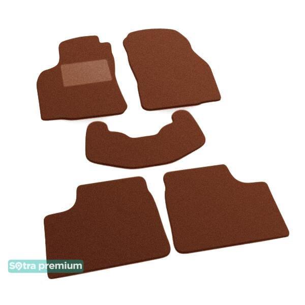 Sotra 00011-CH-TERRA Interior mats Sotra two-layer terracotta for Opel Astra g (1998-2004), set 00011CHTERRA