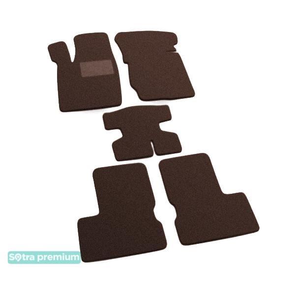 Sotra 00020-CH-CHOCO Interior mats Sotra two-layer brown for Opel Kadett e (1984-1991), set 00020CHCHOCO