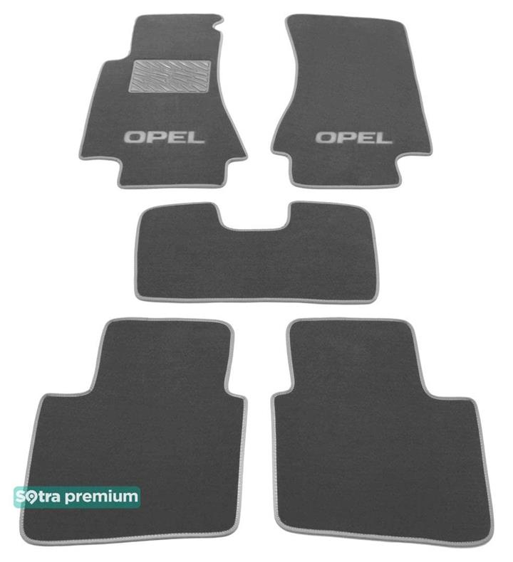 Sotra 00021-CH-GREY Interior mats Sotra two-layer gray for Opel Omega b (1994-2003), set 00021CHGREY