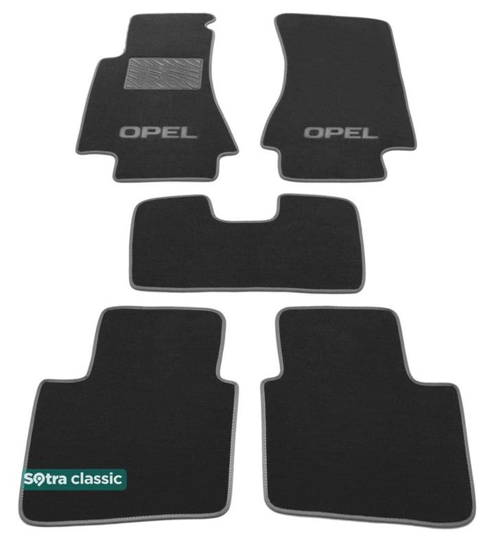 Sotra 00021-GD-GREY Interior mats Sotra two-layer gray for Opel Omega b (1994-2003), set 00021GDGREY