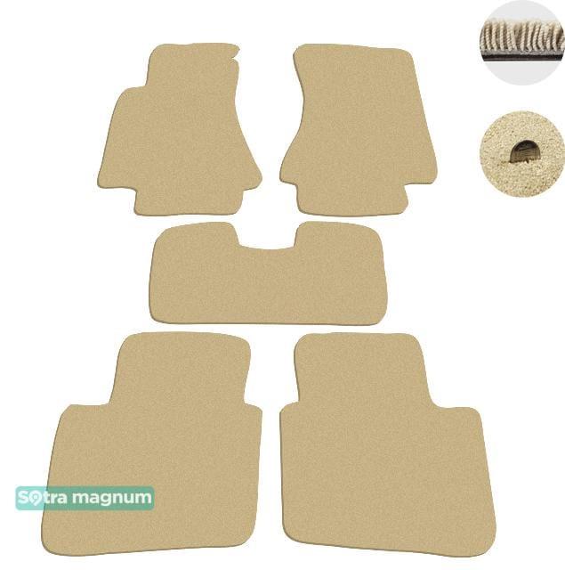 Sotra 00021-MG20-BEIGE Interior mats Sotra two-layer beige for Opel Omega b (1994-2003), set 00021MG20BEIGE