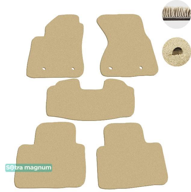 Sotra 00022-MG20-BEIGE Interior mats Sotra two-layer beige for Audi A8 (1994-2002), set 00022MG20BEIGE
