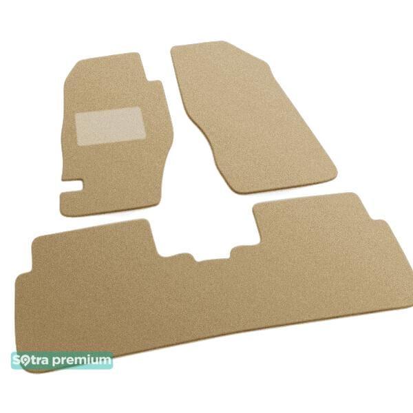 Sotra 00026-CH-BEIGE Interior mats Sotra two-layer beige for Honda Accord (1986-1989), set 00026CHBEIGE