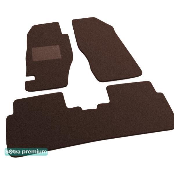 Sotra 00026-CH-CHOCO Interior mats Sotra two-layer brown for Honda Accord (1986-1989), set 00026CHCHOCO