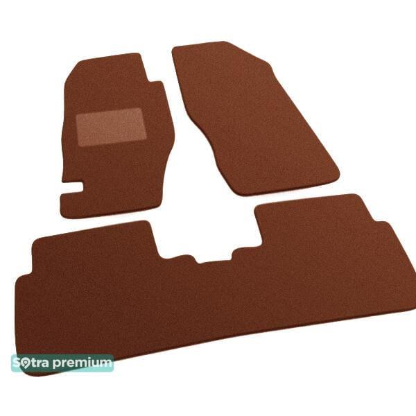 Sotra 00026-CH-TERRA Interior mats Sotra two-layer terracotta for Honda Accord (1986-1989), set 00026CHTERRA