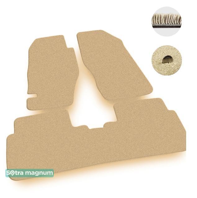 Sotra 00026-MG20-BEIGE Interior mats Sotra two-layer beige for Honda Accord (1986-1989), set 00026MG20BEIGE