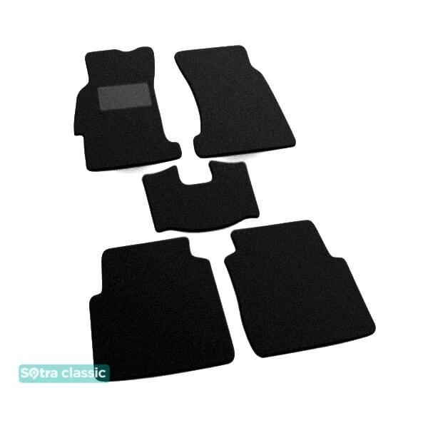 Sotra 00031-GD-BLACK Interior mats Sotra two-layer black for Honda Accord (1990-1993), set 00031GDBLACK