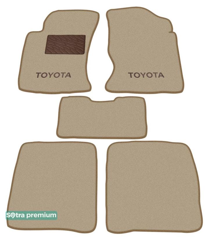 Sotra 00032-CH-BEIGE Interior mats Sotra two-layer beige for Toyota Carina e (1992-1997), set 00032CHBEIGE