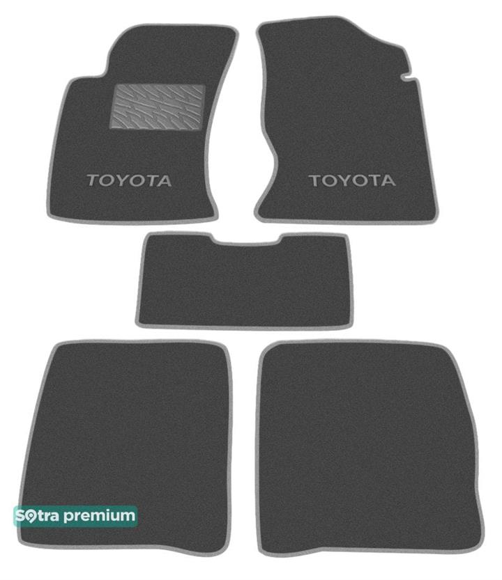Sotra 00032-CH-GREY Interior mats Sotra two-layer gray for Toyota Carina e (1992-1997), set 00032CHGREY