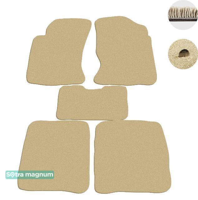 Sotra 00032-MG20-BEIGE Interior mats Sotra two-layer beige for Toyota Carina e (1992-1997), set 00032MG20BEIGE