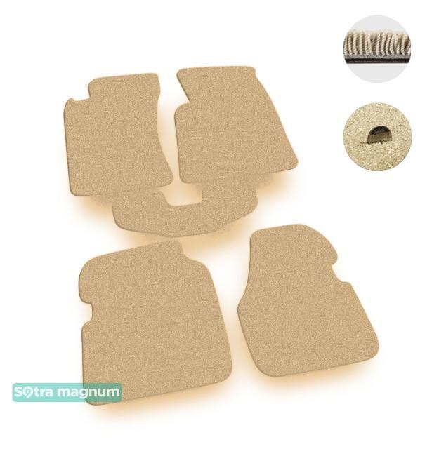Sotra 00034-MG20-BEIGE Interior mats Sotra two-layer beige for Toyota Celica (1993-1999), set 00034MG20BEIGE