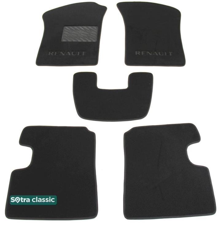 Sotra 00036-GD-GREY Interior mats Sotra two-layer gray for Renault Twingo (1993-2007), set 00036GDGREY