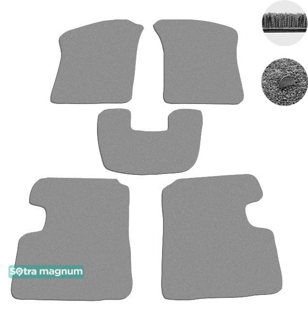Sotra 00036-MG20-GREY Interior mats Sotra two-layer gray for Renault Twingo (1993-2007), set 00036MG20GREY