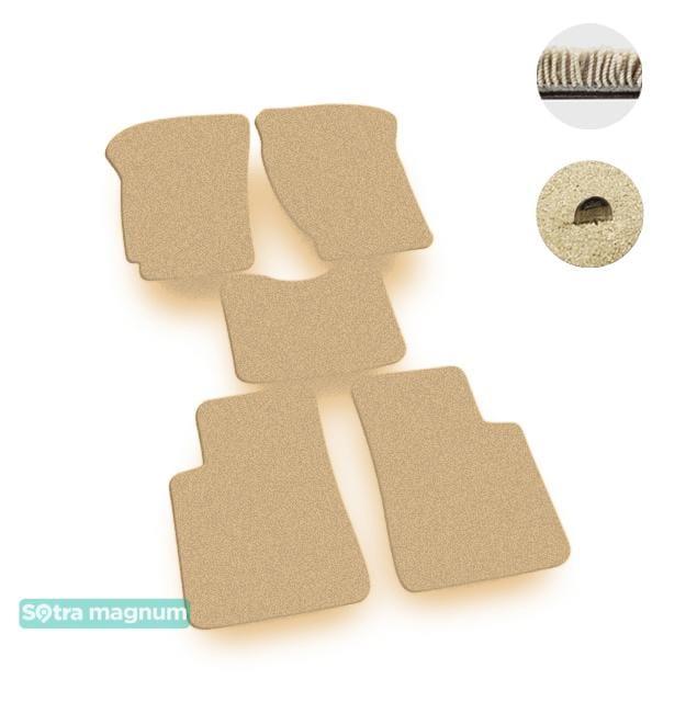 Sotra 00046-MG20-BEIGE Interior mats Sotra two-layer beige for Daewoo Tico (1991-2001), set 00046MG20BEIGE