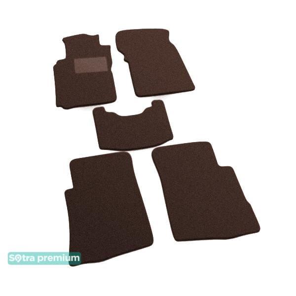 Sotra 00054-CH-CHOCO Interior mats Sotra two-layer brown for Nissan Maxima (1989-1994), set 00054CHCHOCO