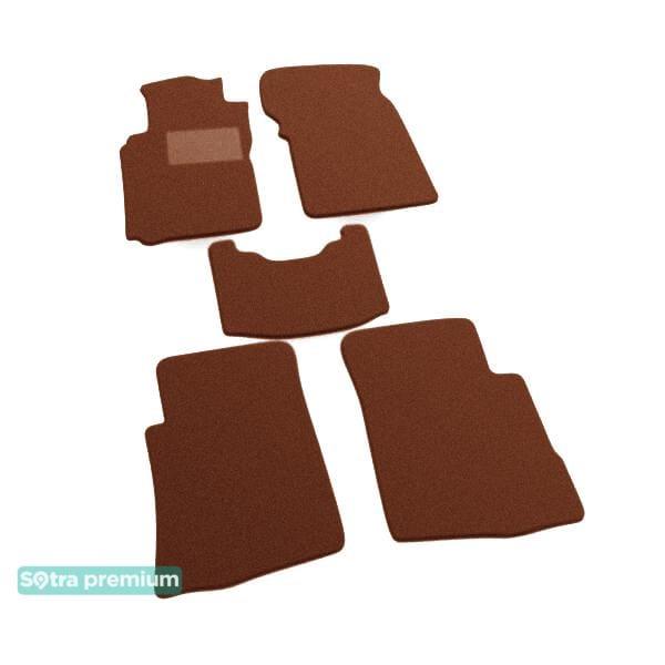 Sotra 00054-CH-TERRA Interior mats Sotra two-layer terracotta for Nissan Maxima (1989-1994), set 00054CHTERRA