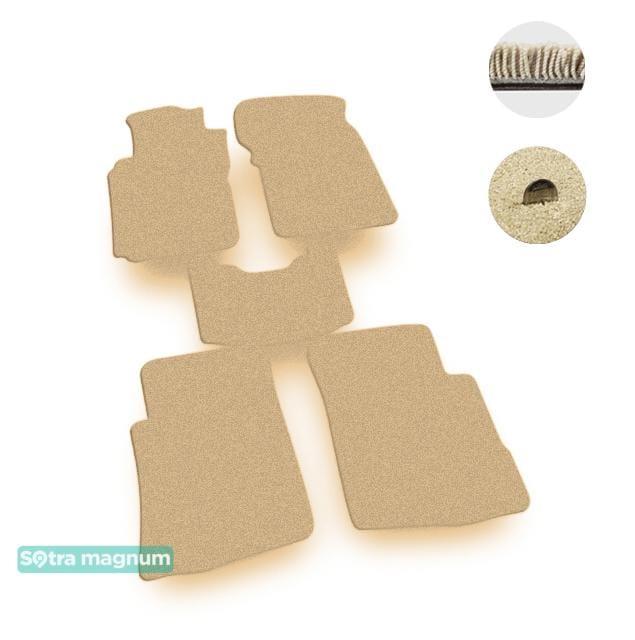 Sotra 00054-MG20-BEIGE Interior mats Sotra two-layer beige for Nissan Maxima (1989-1994), set 00054MG20BEIGE