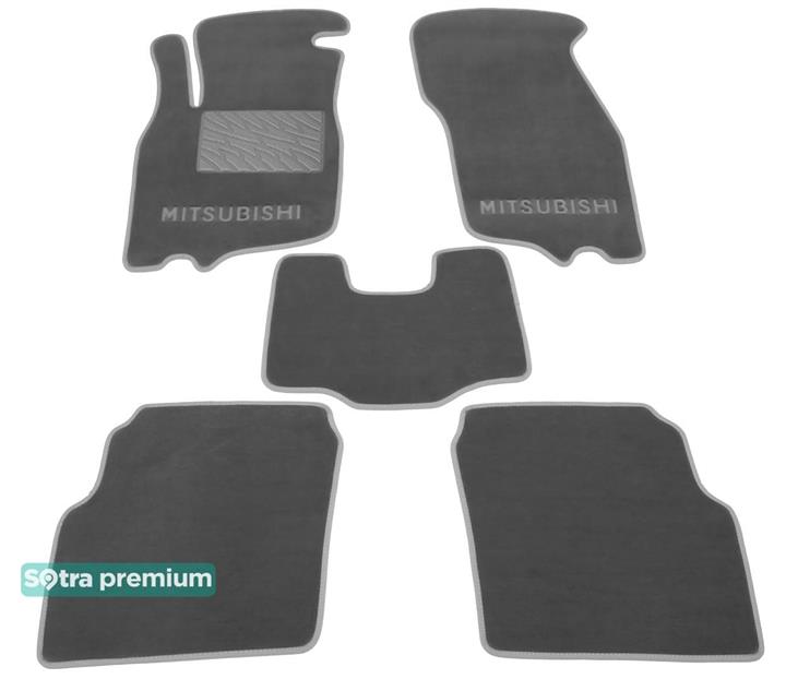 Sotra 00055-CH-GREY Interior mats Sotra two-layer gray for Mitsubishi Carisma (1995-2004), set 00055CHGREY