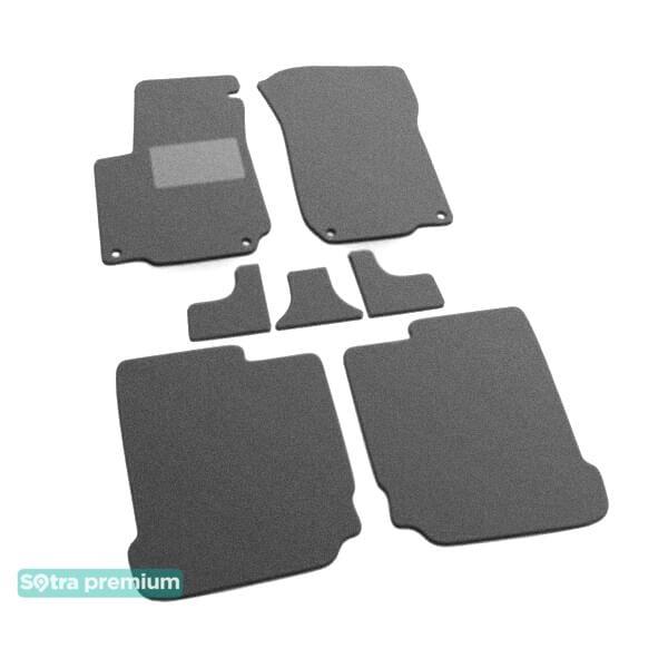 Sotra 00059-CH-GREY Interior mats Sotra two-layer gray for Volkswagen Bora (1999-2006), set 00059CHGREY