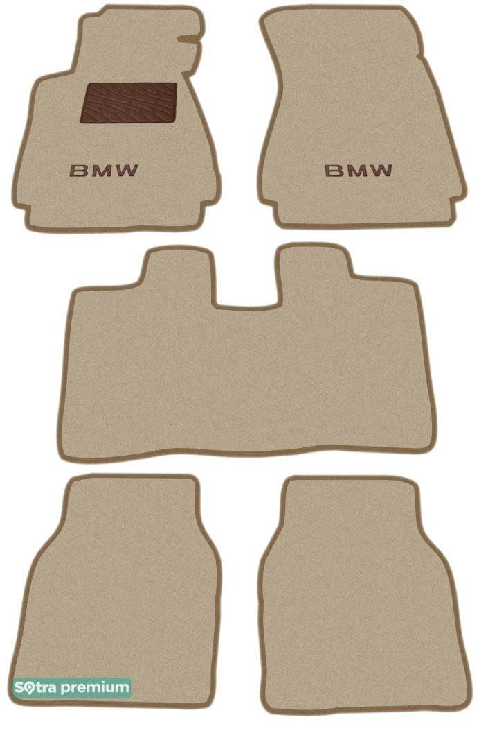 Sotra 00061-CH-BEIGE Interior mats Sotra two-layer beige for BMW 7-series (1994-2001), set 00061CHBEIGE