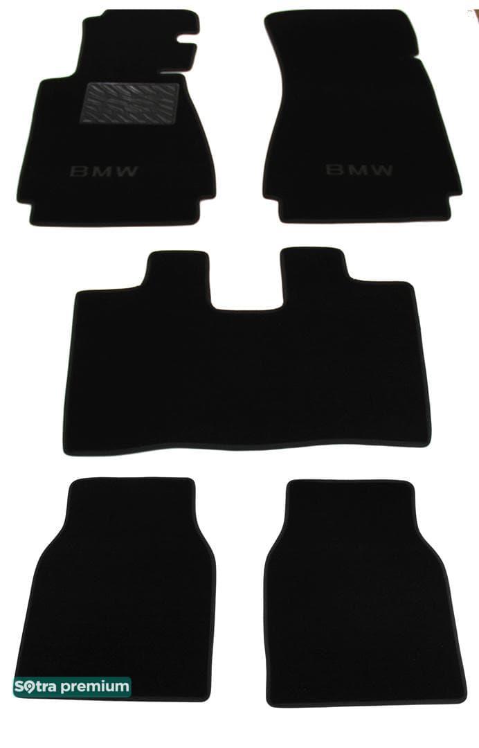 Sotra 00061-CH-BLACK Interior mats Sotra two-layer black for BMW 7-series (1994-2001), set 00061CHBLACK