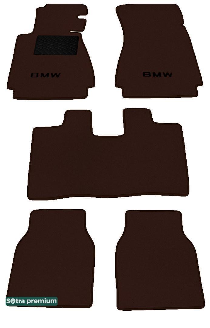 Sotra 00061-CH-CHOCO Interior mats Sotra two-layer brown for BMW 7-series (1994-2001), set 00061CHCHOCO