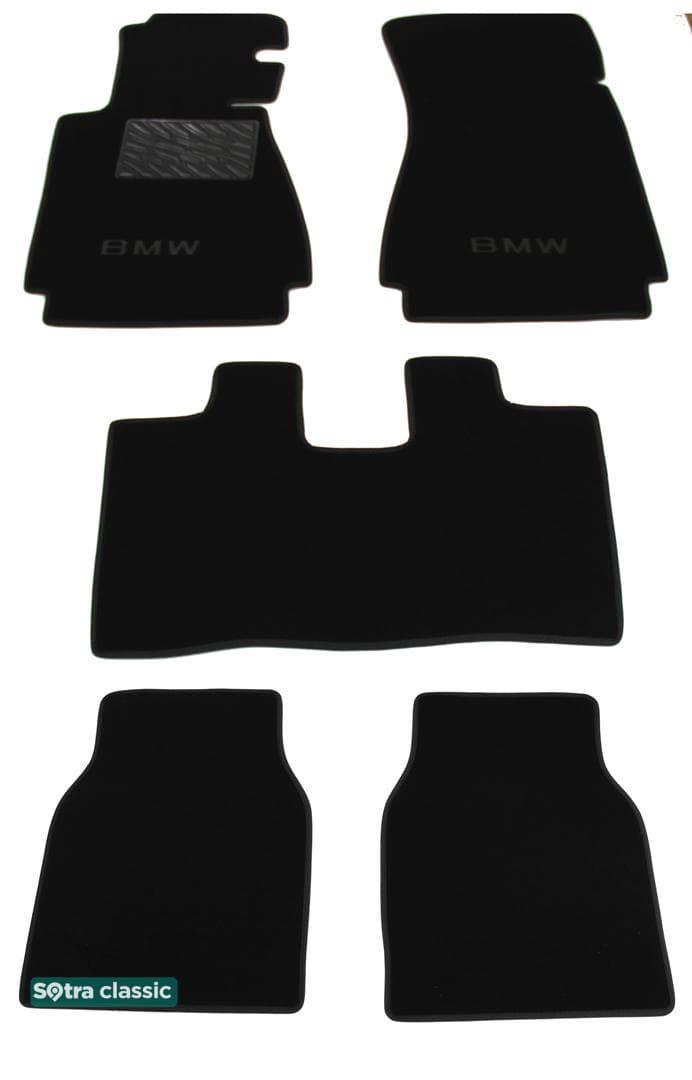 Sotra 00061-GD-BLACK Interior mats Sotra two-layer black for BMW 7-series (1994-2001), set 00061GDBLACK