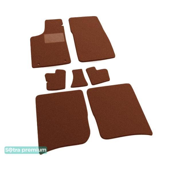 Sotra 00064-CH-TERRA Interior mats Sotra two-layer terracotta for Audi 100/200 (1982-1991), set 00064CHTERRA