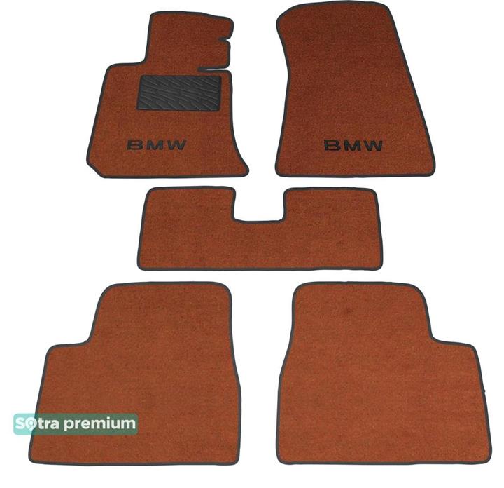 Sotra 00065-CH-TERRA Interior mats Sotra two-layer terracotta for BMW 3-series (1982-1993), set 00065CHTERRA