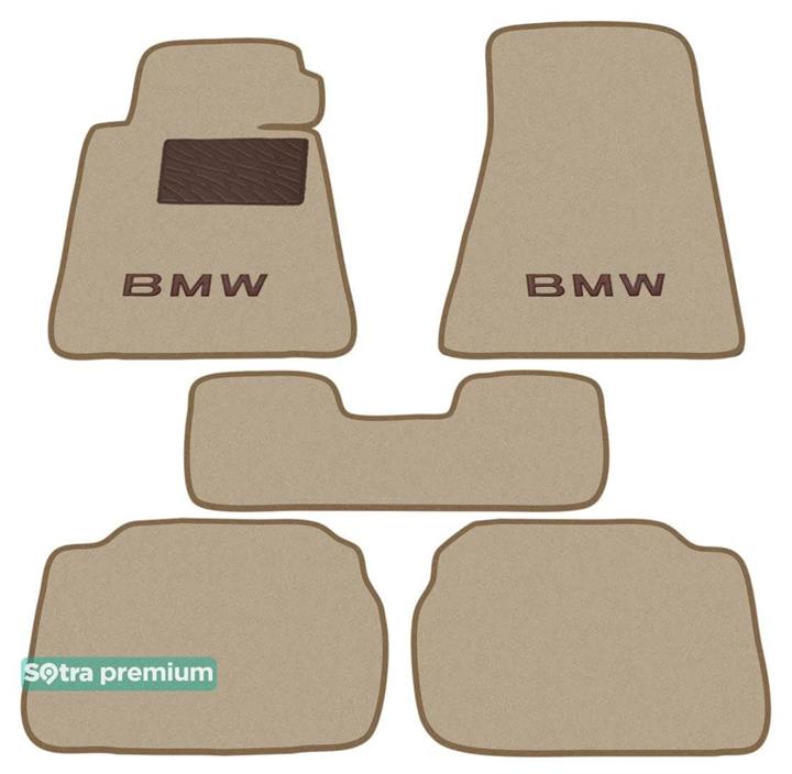 Sotra 00066-CH-BEIGE Interior mats Sotra two-layer beige for BMW 5-series (1988-1995), set 00066CHBEIGE