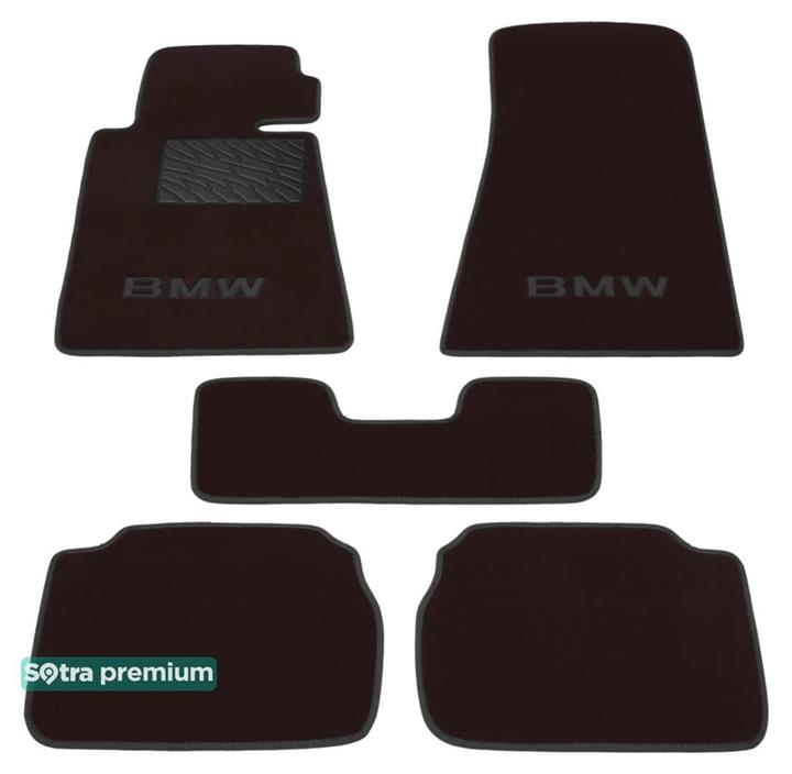 Sotra 00066-CH-CHOCO Interior mats Sotra two-layer brown for BMW 5-series (1988-1995), set 00066CHCHOCO