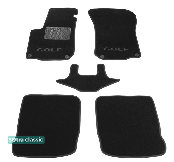 Sotra 00070-GD-GREY Interior mats Sotra two-layer gray for Volkswagen Golf iv (1997-2003), set 00070GDGREY