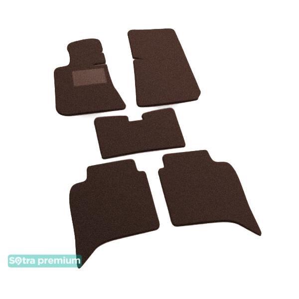 Sotra 00072-CH-CHOCO Interior mats Sotra two-layer brown for BMW 5-series (1981-1988), set 00072CHCHOCO