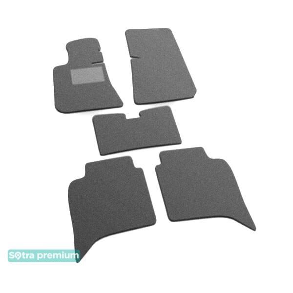 Sotra 00072-CH-GREY Interior mats Sotra two-layer gray for BMW 5-series (1981-1988), set 00072CHGREY