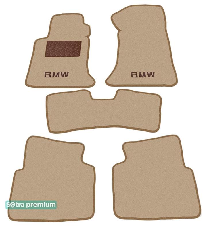Sotra 00076-CH-BEIGE Interior mats Sotra two-layer beige for BMW 3-series (1991-1997), set 00076CHBEIGE