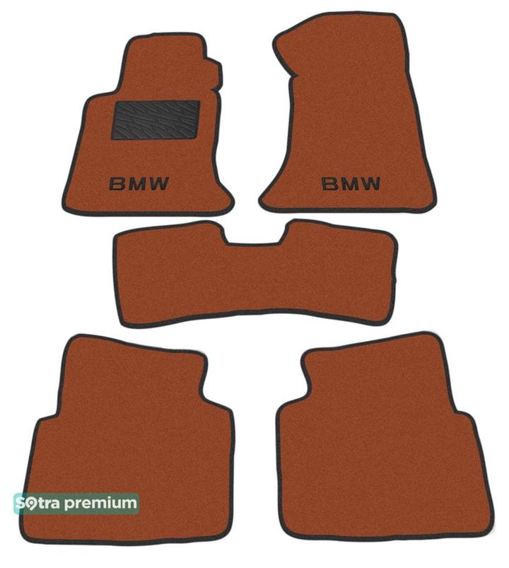 Sotra 00076-CH-TERRA Interior mats Sotra two-layer terracotta for BMW 3-series (1991-1997), set 00076CHTERRA