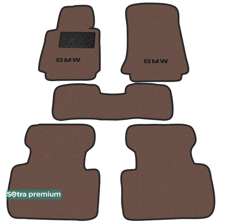 Sotra 00079-CH-CHOCO Interior mats Sotra two-layer brown for BMW 3-series (1998-2005), set 00079CHCHOCO