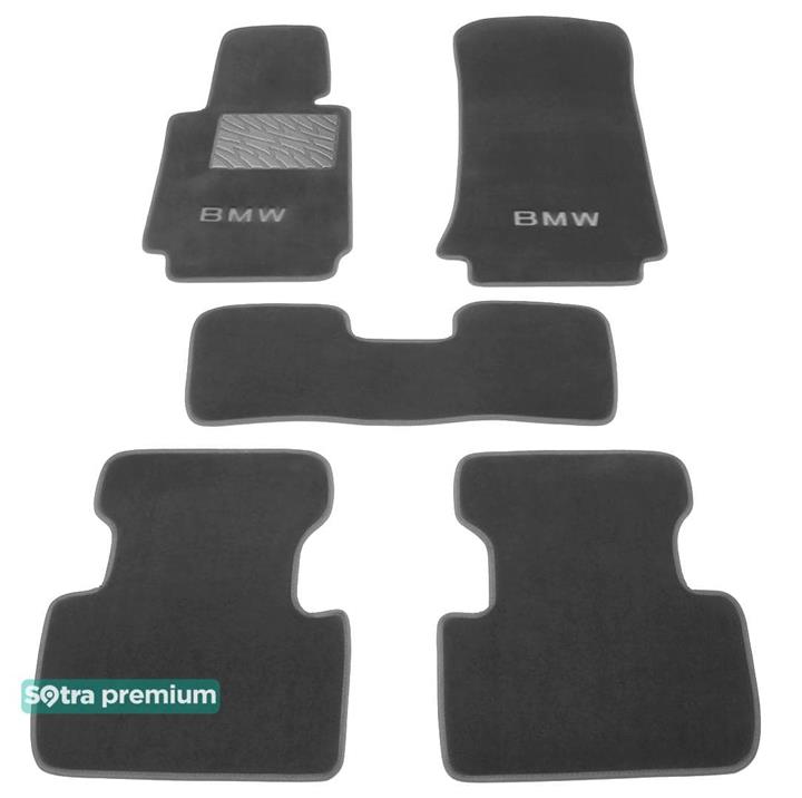 Sotra 00079-CH-GREY Interior mats Sotra two-layer gray for BMW 3-series (1998-2005), set 00079CHGREY