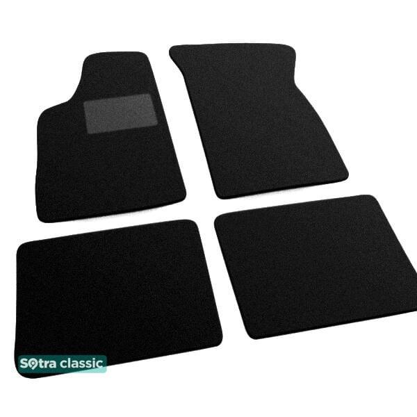 Sotra 00089-GD-BLACK Interior mats Sotra two-layer black for Renault R21 (1986-1994), set 00089GDBLACK