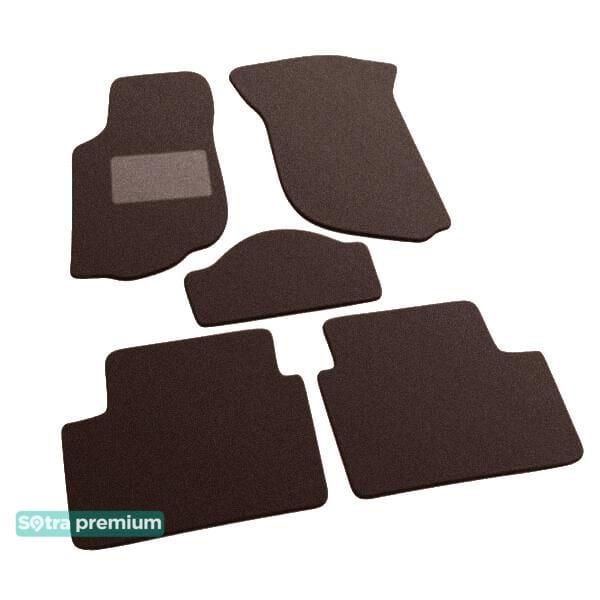 Sotra 00094-CH-CHOCO Interior mats Sotra two-layer brown for Volvo 740 / 760 (1982-1992), set 00094CHCHOCO