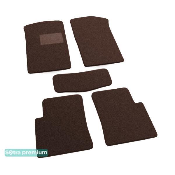 Sotra 00100-CH-CHOCO Interior mats Sotra two-layer brown for Citroen Zx (1991-1997), set 00100CHCHOCO