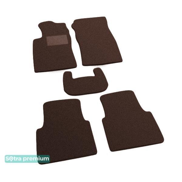 Sotra 00101-CH-CHOCO Interior mats Sotra two-layer brown for Citroen Xm (1989-2000), set 00101CHCHOCO
