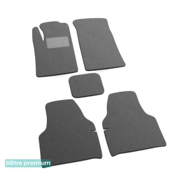 Sotra 00103-CH-GREY Interior mats Sotra two-layer gray for Peugeot 405 (1987-1995), set 00103CHGREY