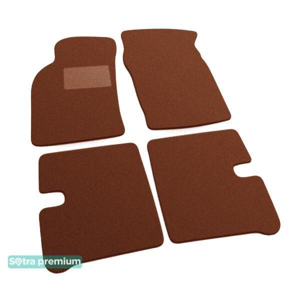 Sotra 00105-CH-TERRA Interior mats Sotra two-layer terracotta for Nissan Sunny (1991-1995), set 00105CHTERRA